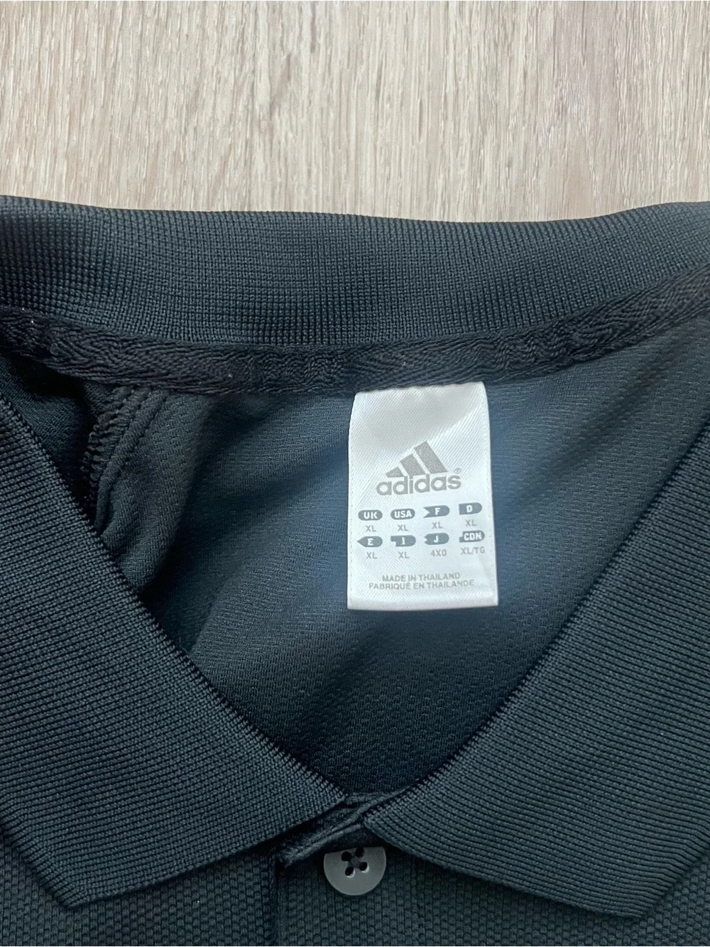Idaho Vandals Adidas Climalite Polo Shirt Mens XL Black NCAA Football Golf
